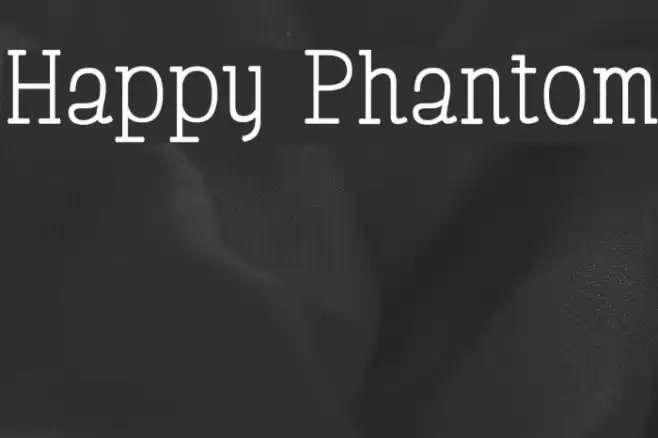 Happy Phantom Font examples