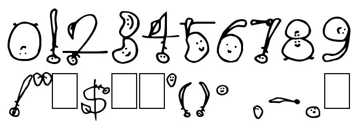 Happy Potatoes Font OTHER CHARS