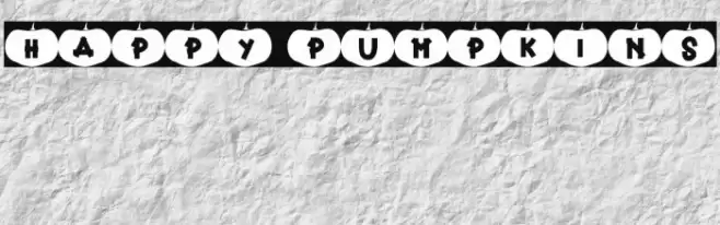 Happy Pumpkins Font examples