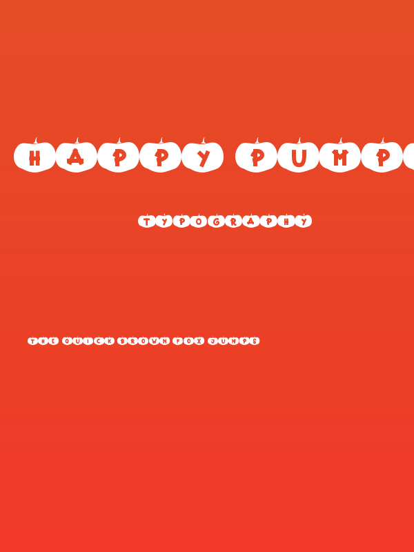 Happy Pumpkins Poster