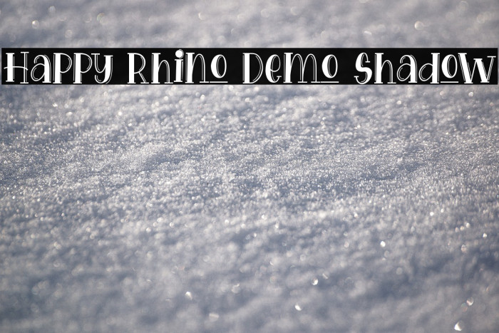 Happy Rhino Demo Shadow Example 2