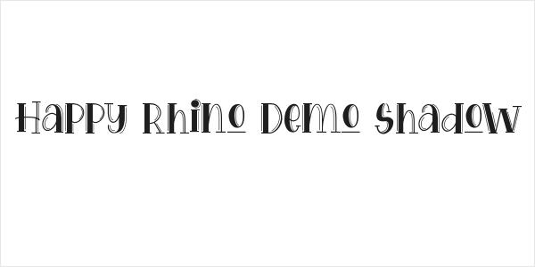 Happy Rhino Demo Shadow Logo
