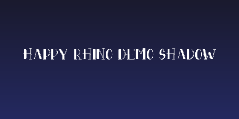 Happy Rhino Demo Shadow Social Header
