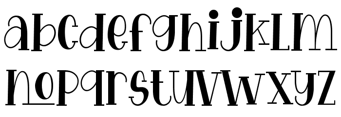 Happy Rhino Demo Font LOWERCASE