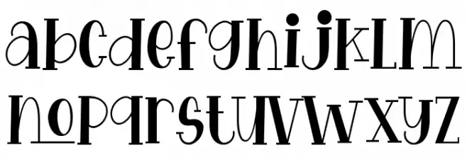 Happy Rhino Demo Schriftart Kleinbuchstaben