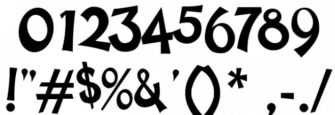 Happy Sans Font OTHER CHARS