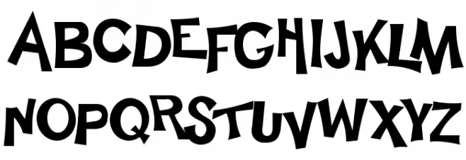 Happy Sans Шрифта ВЕРХНИЙ