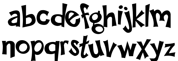 Happy Sans Font LOWERCASE