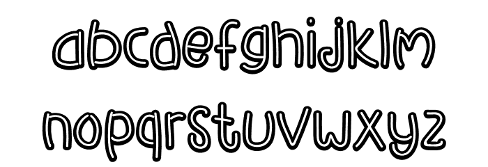 Happy Santa Font LOWERCASE