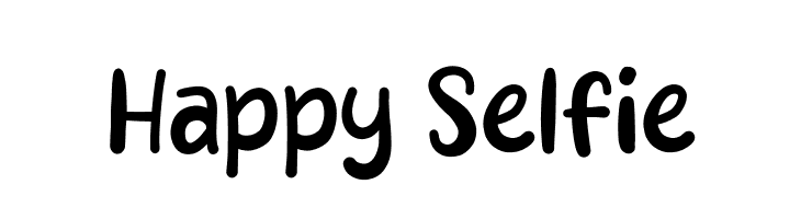 Happy Selfie  नि: शुल्क फ़ॉन्ट्स डाउनलोड