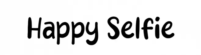 Happy Selfie  Fuentes Gratis Descargar