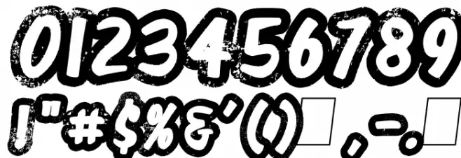 Happy Shop Font OTHER CHARS