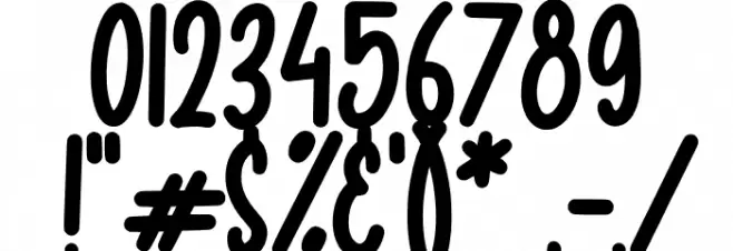 Happy Smile Font OTHER CHARS