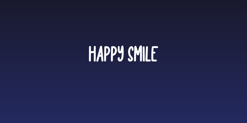 Happy Smile Social Header