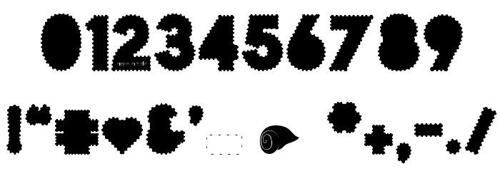 Happy Snail Mail DEMO Paper Font OTHER CHARS