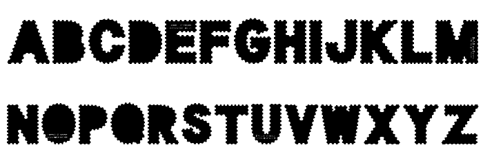 Happy Snail Mail DEMO Paper Font LOWERCASE