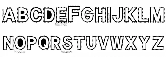 Happy Snail Mail DEMO Regular Font Litere mari
