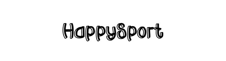 Happy Sport  font caratteri gratis