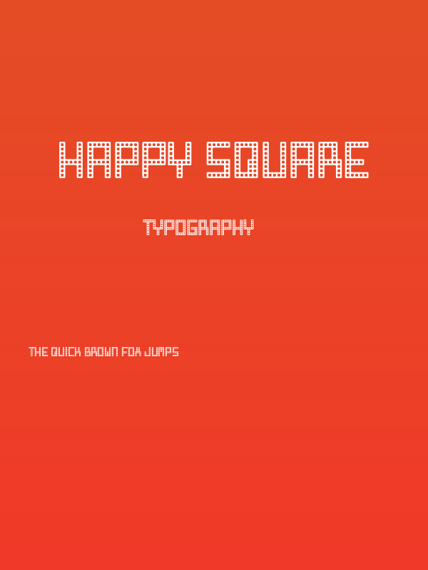 Happy Square Poster