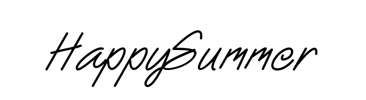 Happy Summer  font caratteri gratis