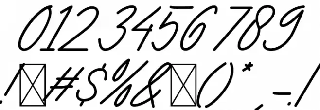 Happy Summer Font OTHER CHARS