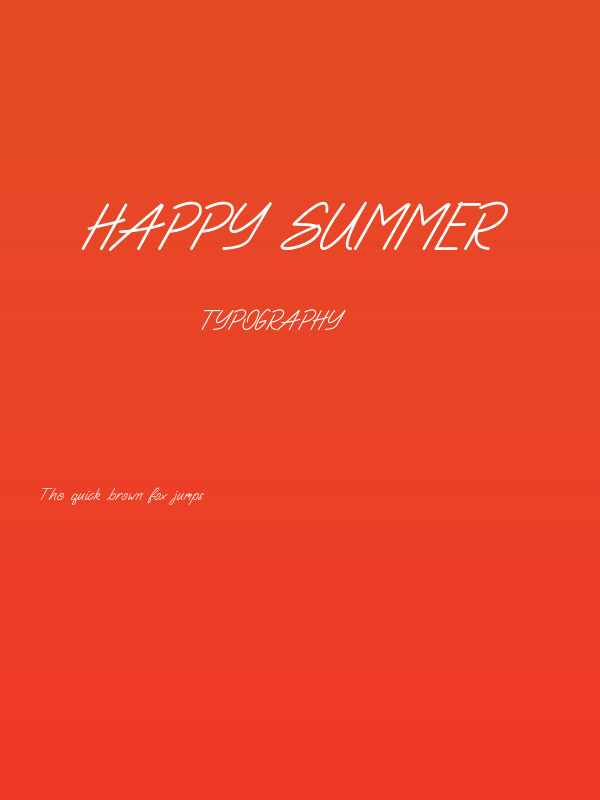 Happy Summer Poster