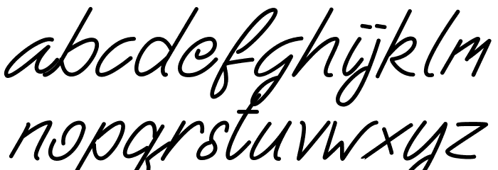 Happy Summer Font LOWERCASE