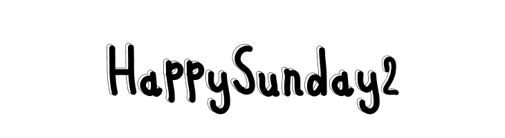 Happy Sunday 2  font caratteri gratis