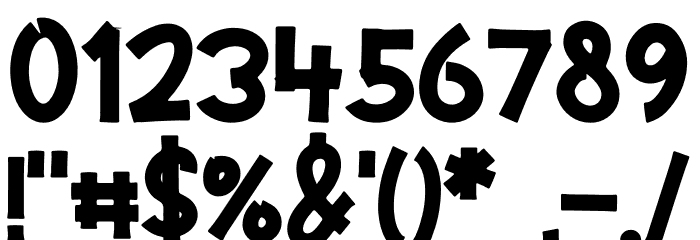 Happy Sushi Font OTHER CHARS