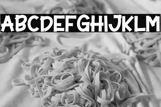 Happy Sushi Font examples