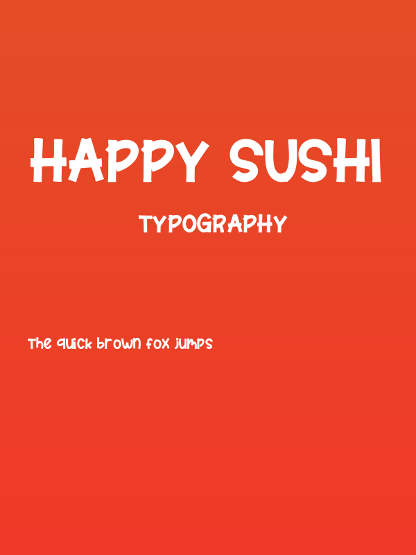 Happy Sushi Poster