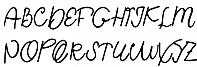 Happy Sweety Demo Font OTHER CHARS