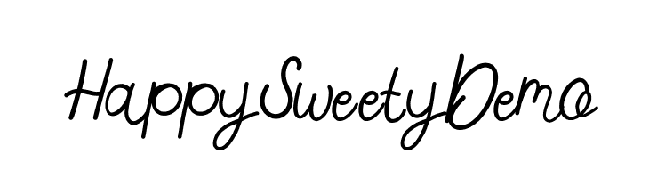 Happy Sweety Demo  Free Fonts Download