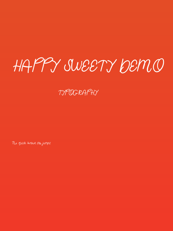 Happy Sweety Demo Poster