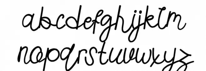 Happy Sweety Demo Caratteri MINUSCOLO