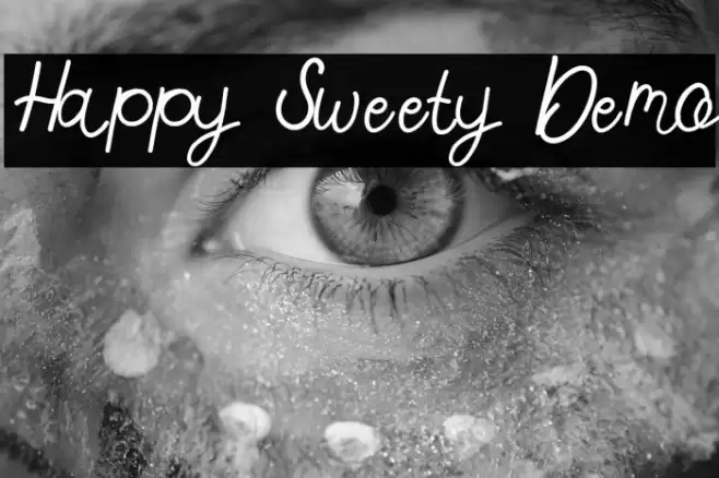 Happy Sweety Demo Font examples