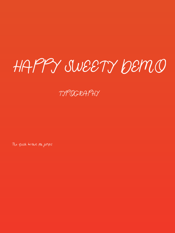 Happy Sweety Demo Poster
