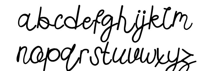 Happy Sweety Demo Font LOWERCASE