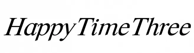 Happy Time Three  لخطوط تنزيل