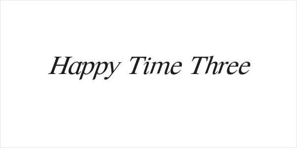 Happy Time Three Logo