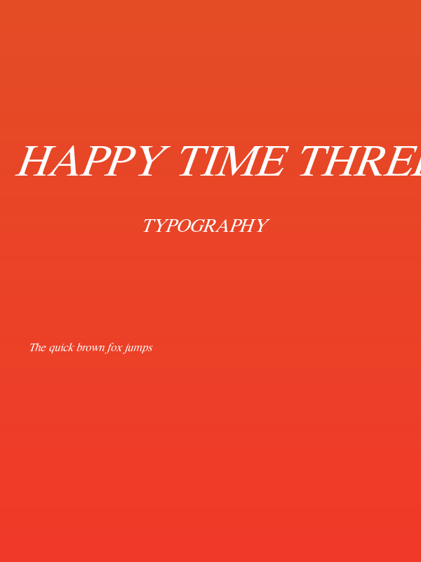 Happy Time Three Poster