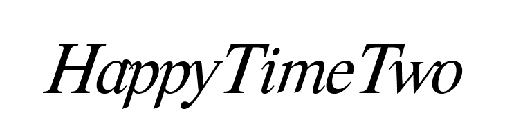 Happy Time Two Font