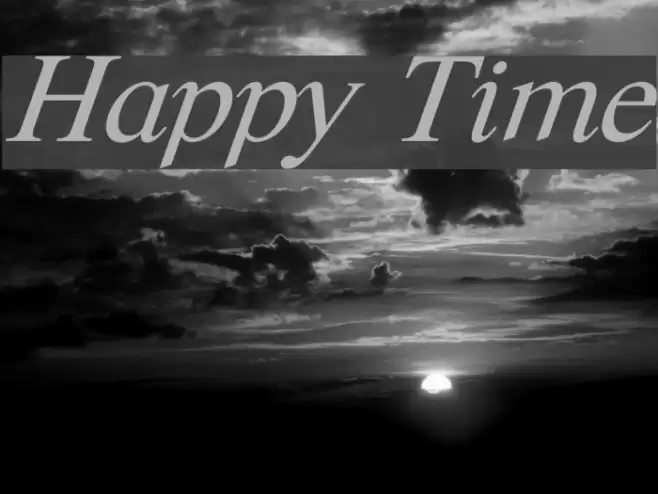 Happy Time Caratteri examples