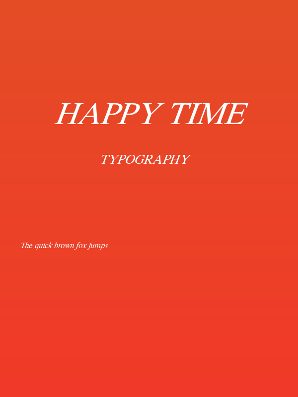 Happy Time Poster
