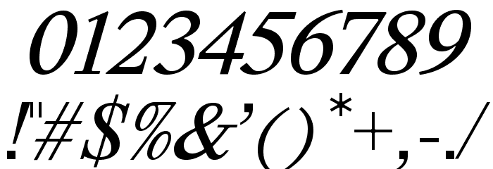 Happy Times at the IKOB Italic Font OTHER CHARS