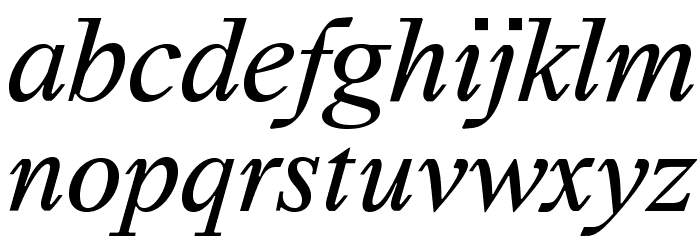 Happy Times at the IKOB Italic Font LOWERCASE