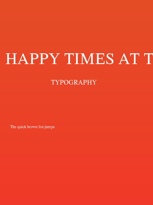 Happy Times at the IKOB Poster