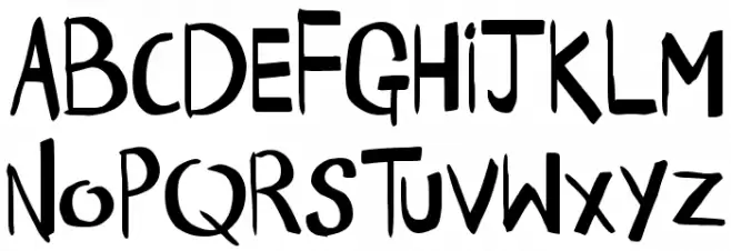 Happy Times Font UPPERCASE