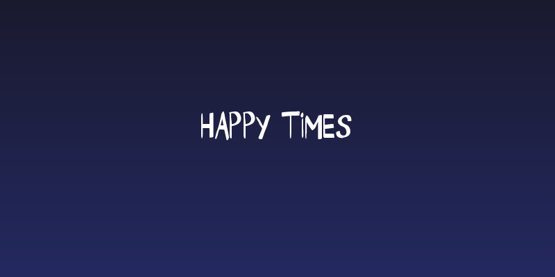 Happy Times Social Header