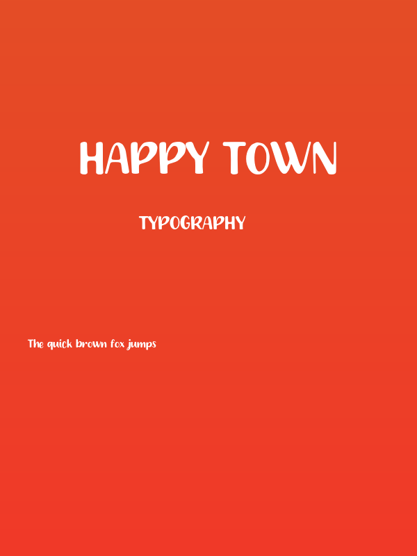 Happy Town Poster